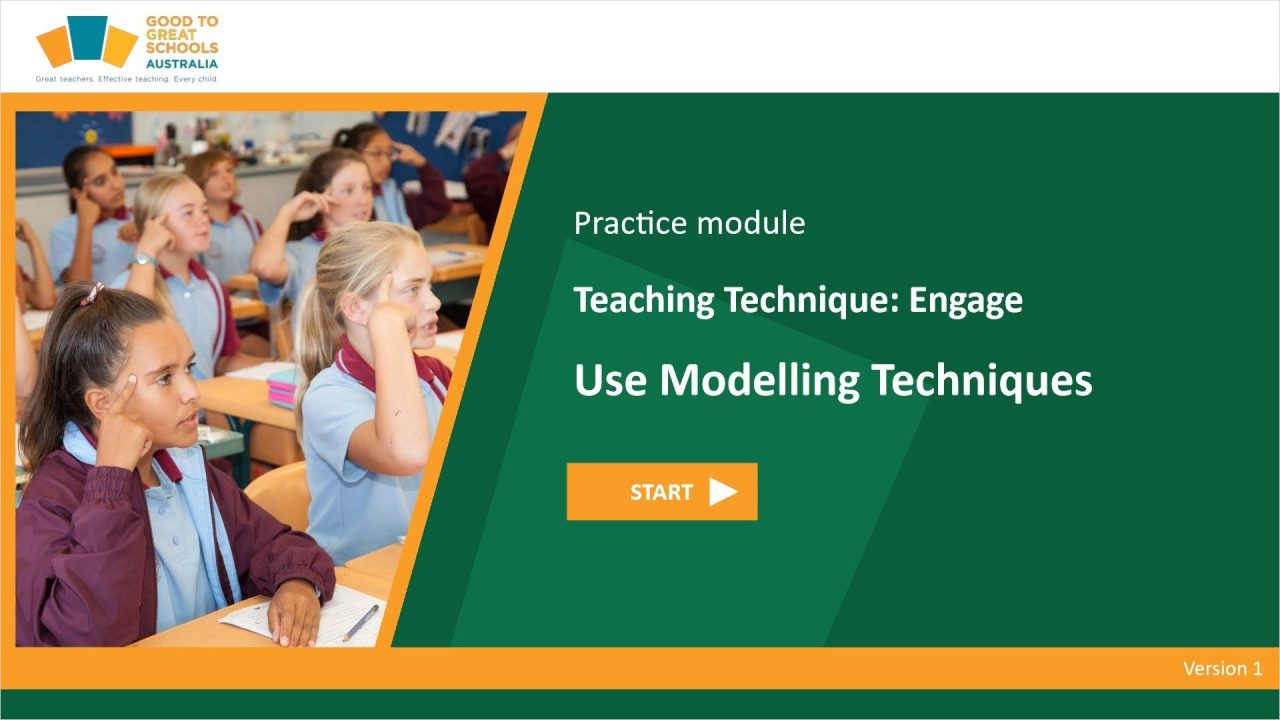 Practice Modules: Teaching Technique: Model (We Do) - Good to Great ...