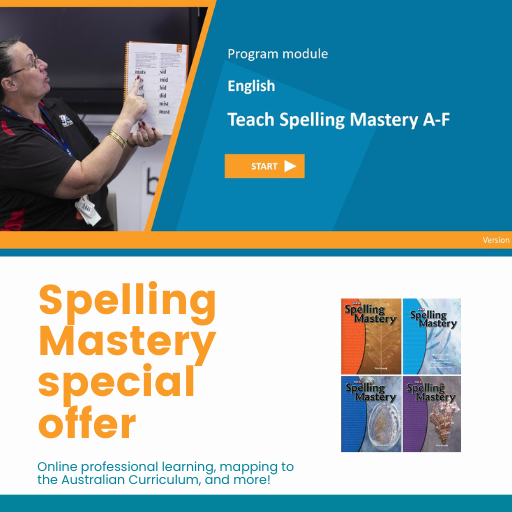 Teach spelling effectively with Spelling Mastery