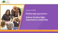 Deliver Positive High-Expectations Leadership