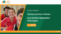 Practice Use Positive Motivation Strategies