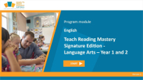 Teach Reading Mastery Signature Edition – Language Arts – Year 1 and 2