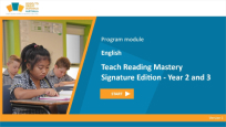 Teach Reading Mastery Signature Edition – Year 2 and 3