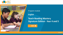 Teach Reading Mastery Signature Edition – Year 4 and 5