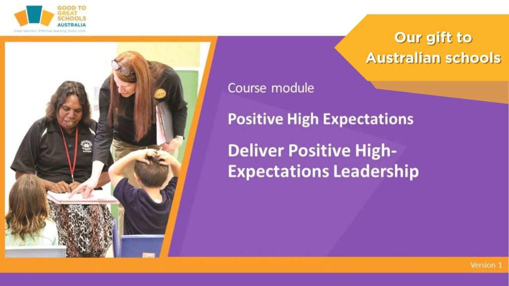 Deliver Positive High Expectations Leadership