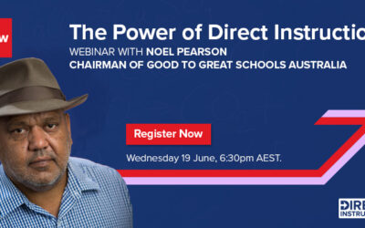 Join Noel Pearson’s Free Webinar on Direct Instruction: Registrations Now Open