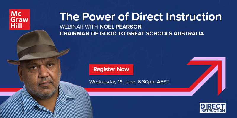Join Noel Pearson’s Free Webinar on Direct Instruction: Registrations Now Open
