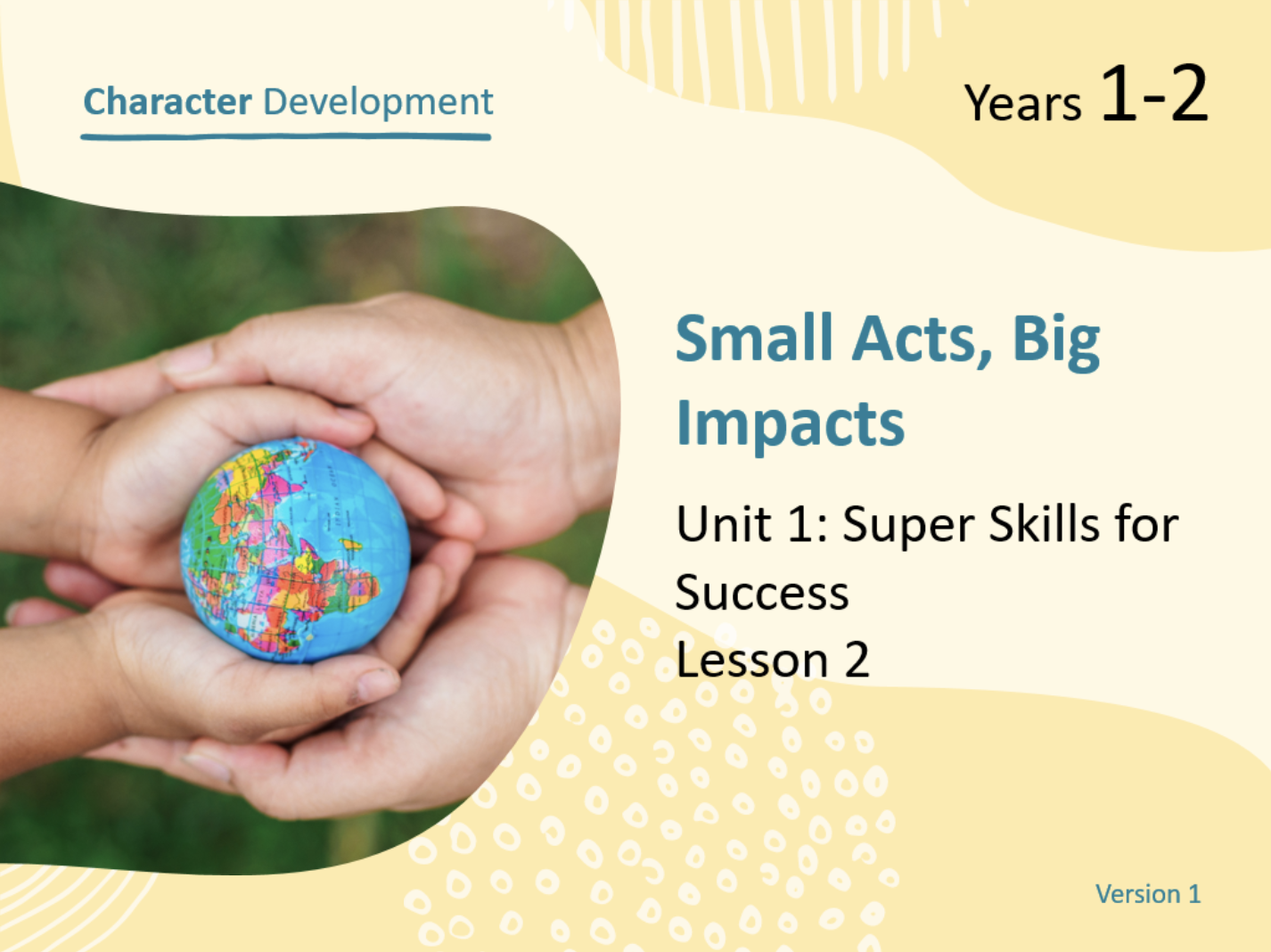 ECIS – Character Development - Unit 1 - Good to Great Schools Australia