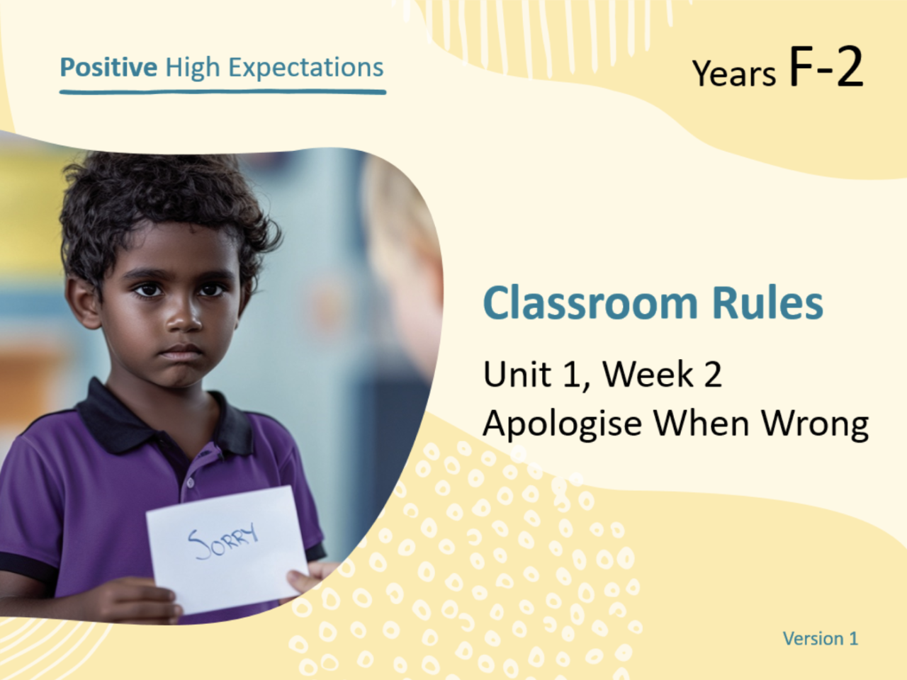 ECIS – Positive High-Expectations – Unit 1, Part A - Good to Great ...