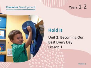ECIS Character Development Lesson U2 Y1-2 L1 cover