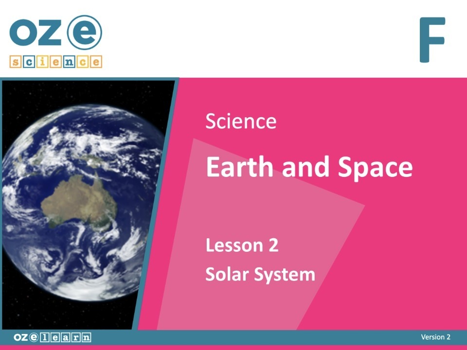 Science – Earth and Space – Version 2 - Good to Great Schools Australia