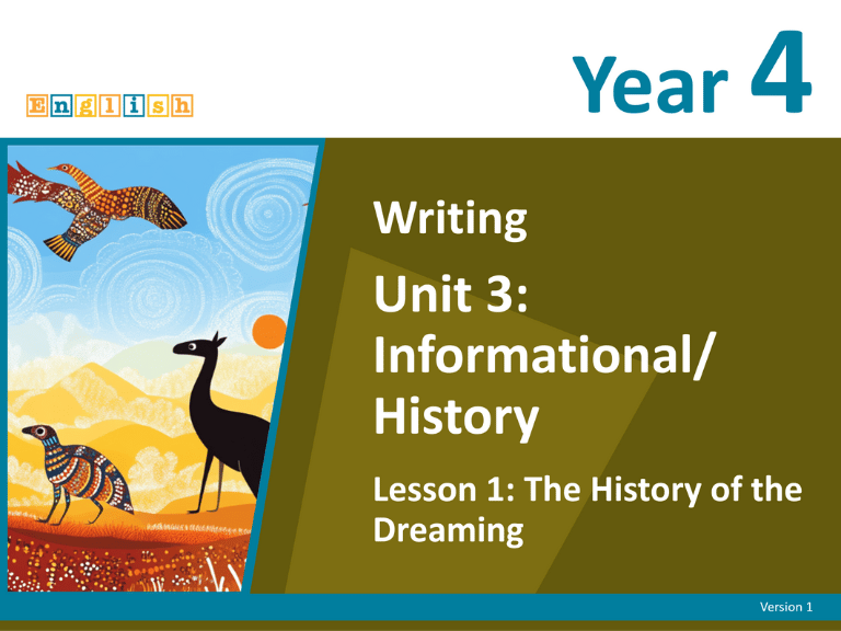 English writing informative U3 Y4 main image writing year 4 Unit 3