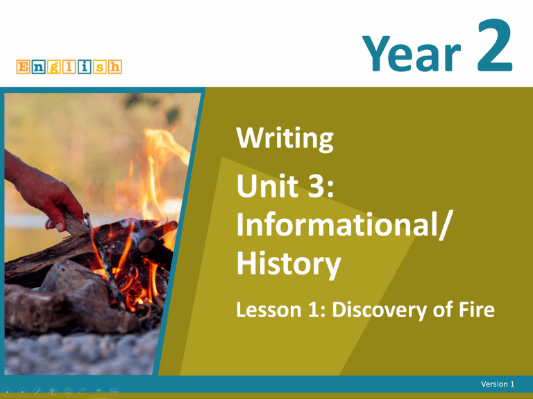 Year 2 Less 1 Informational Writing Cover Year 2 Lesson 1 Cover