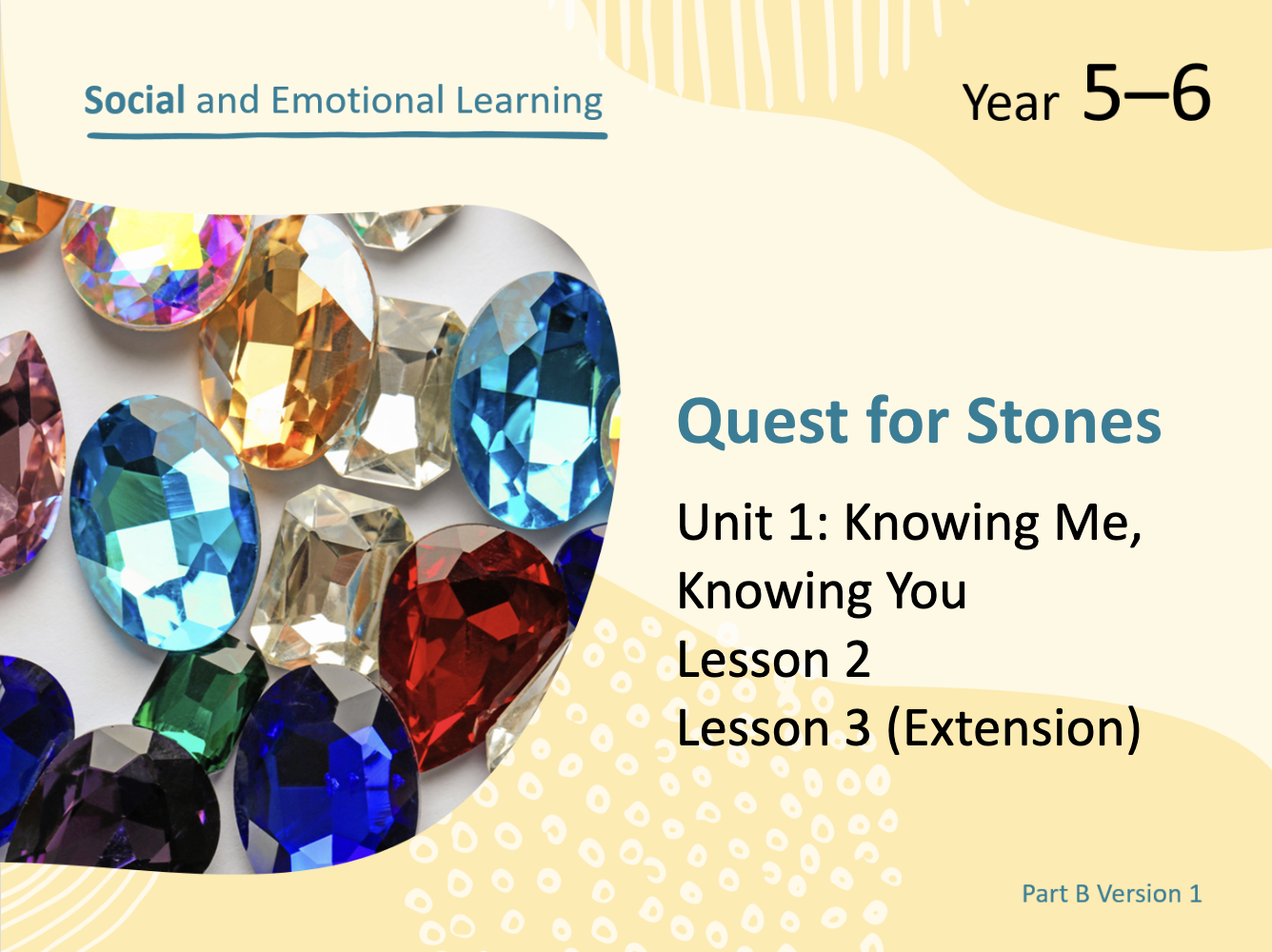 ECIS PART B – Social and Emotional Learning – Unit 1 - Good to Great ...