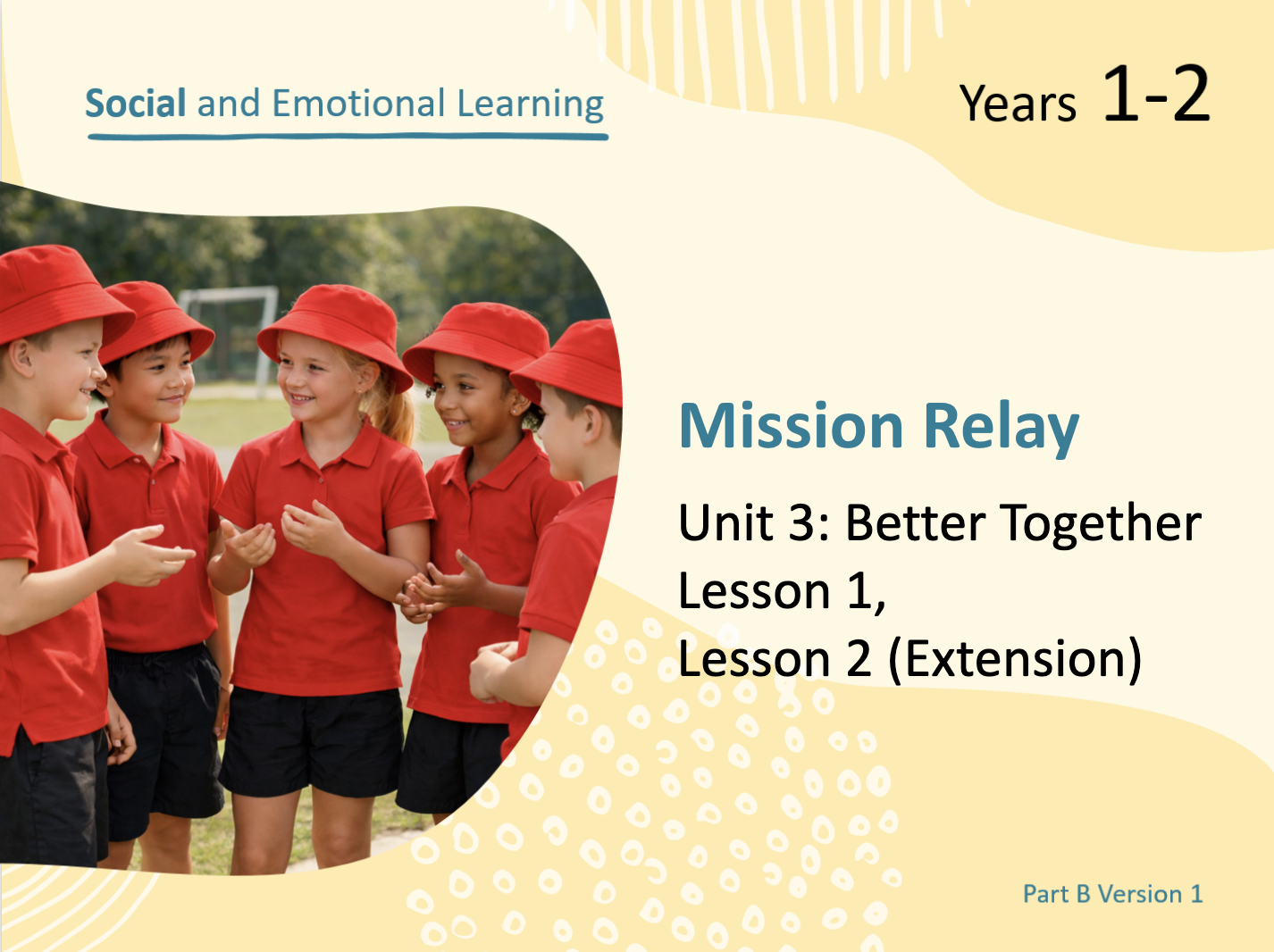 ECIS PART B – Social and Emotional Learning – Unit 3 - Good to Great ...