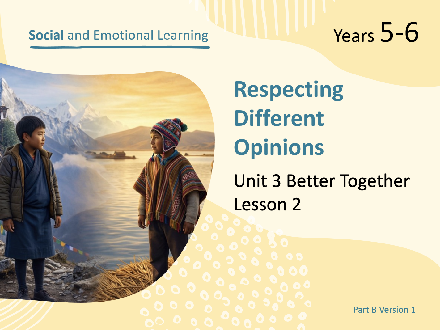 ECIS PART B – Social and Emotional Learning – Unit 3 - Good to Great ...