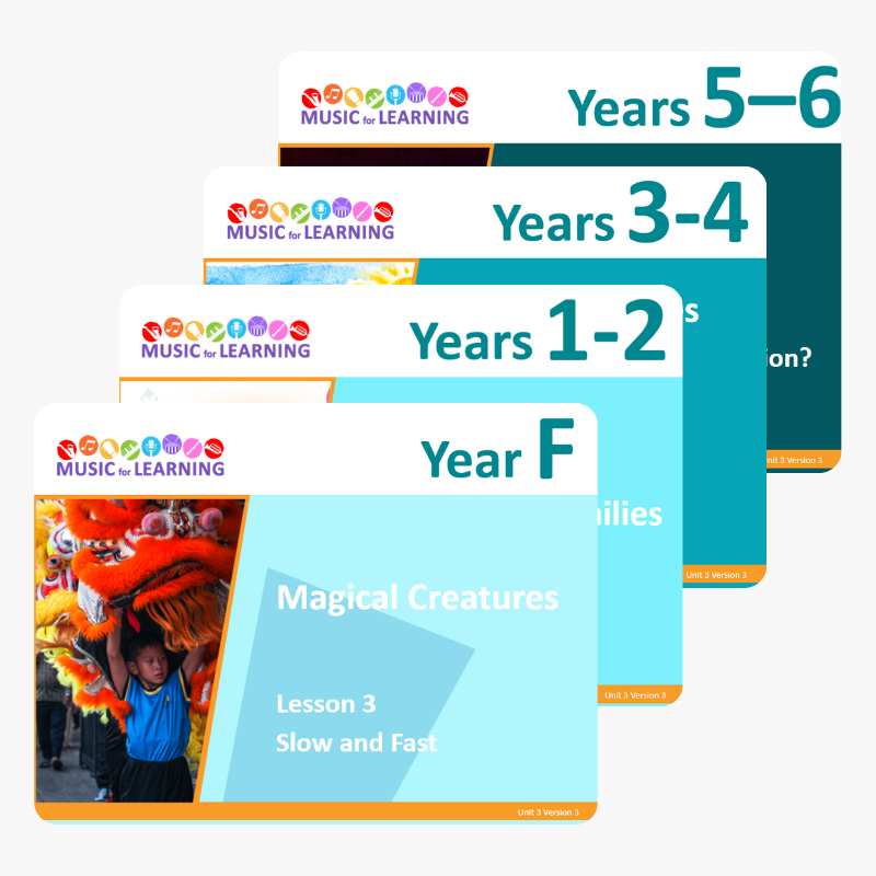 Music for Learning Unit 3 Lesson Catalogue