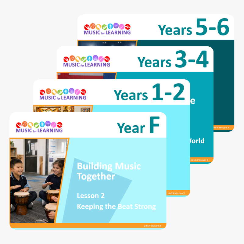 Music for Learning Unit 4 Lesson Catalogue